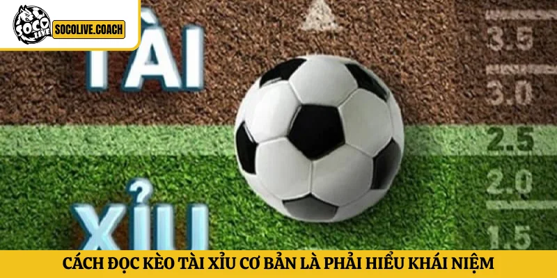 Cách đọc kèo tài xỉu cơ bản là phải hiểu khái niệm